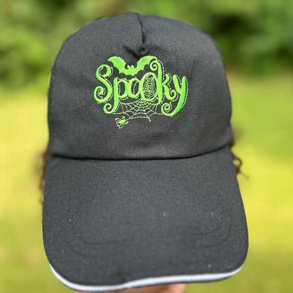 Halloween spooky hat black lightly structured - Picture 1 of 5